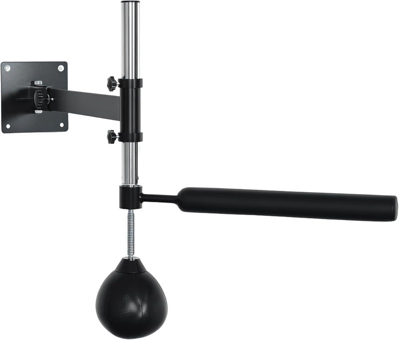 Soozier Lightweight Fast-Reflexes Speed Bag Boxing Punching Bag Wall Mount Height Adjustable, MMA, Martial Arts, and Boxing Equipment for Training at Home, Heavy-Duty, 9" H x 7" Dia. - Image 1